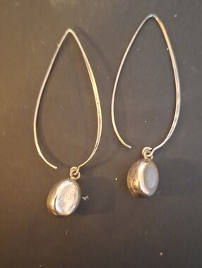 Vintage 1980s Silpada Sterling Silver Earrings - Just Dropping In
